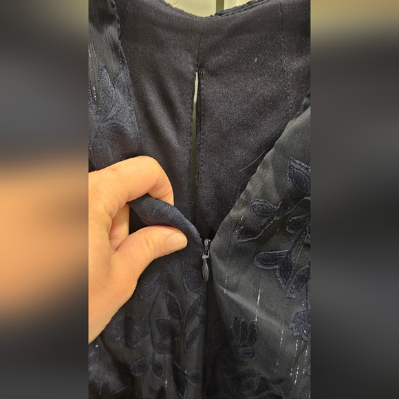 Aqua Midnight Blue Dress - Picture 5 of 8